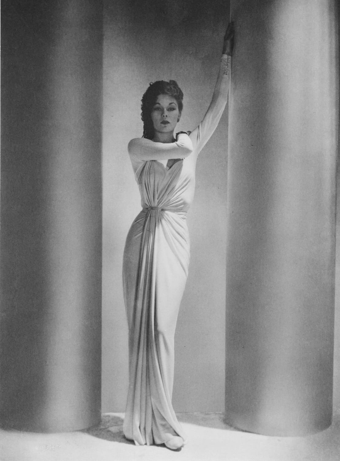 Horst P. Horst, Alix Gown, 1938, Silver Gelatin Photograph
