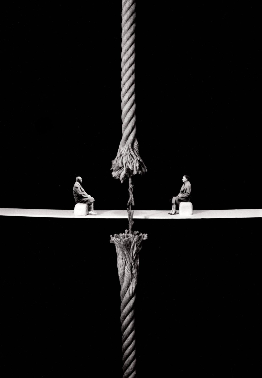 Gilbert Garcin, L’heure Exquise (Exquisite Hour), 2006, Silver gelatin photograph