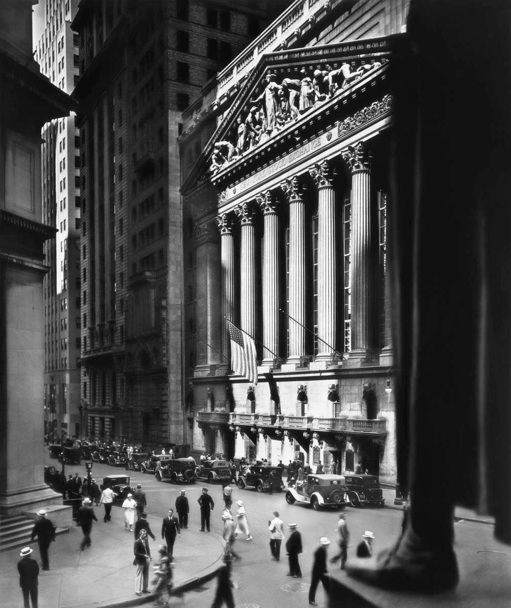 Berenice Abbott’s New York Stock Exchange