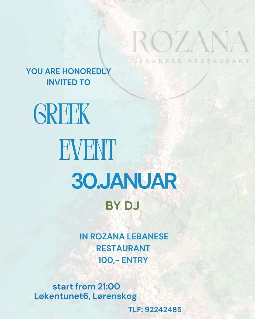 Mediterranean Greek Night