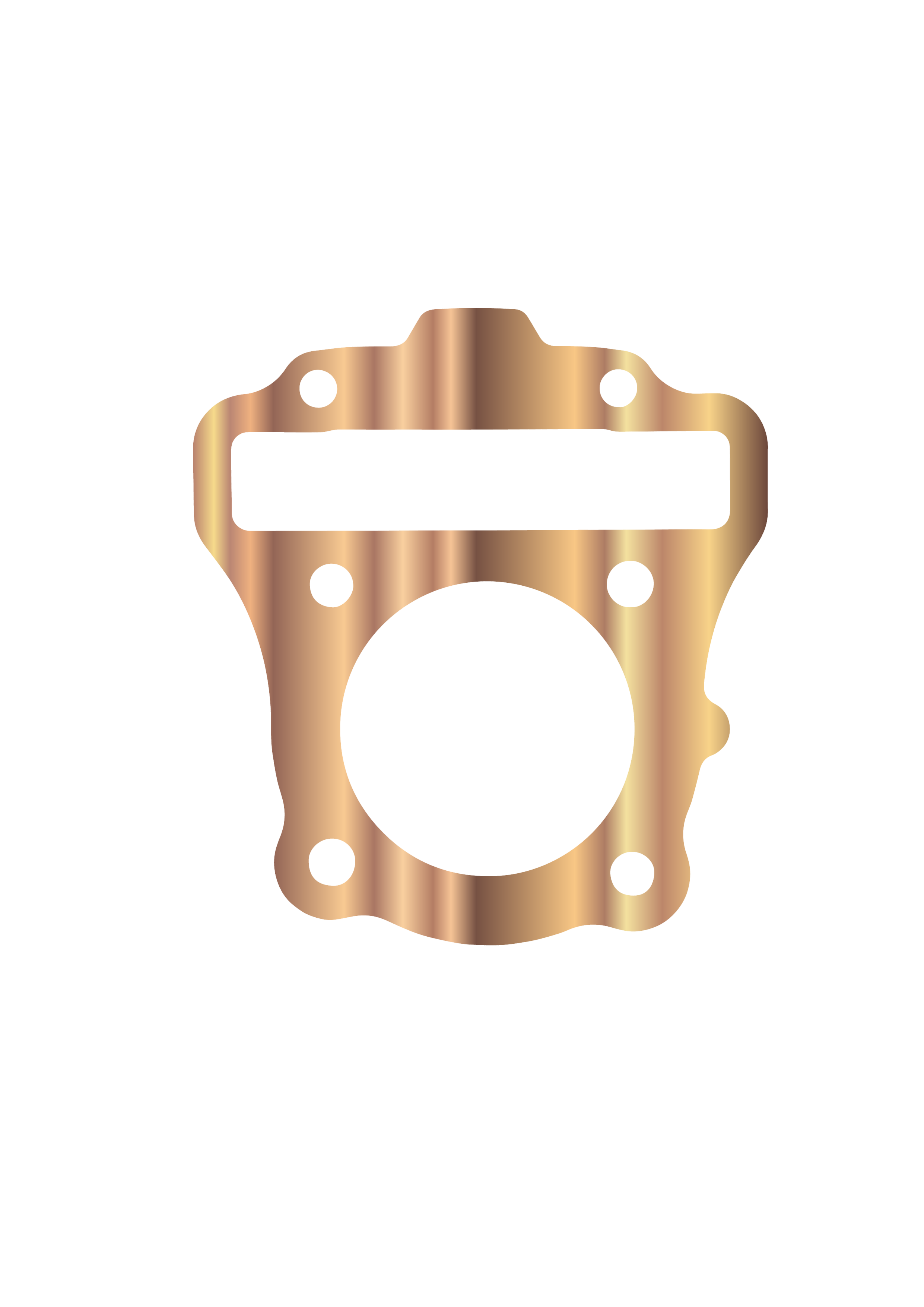 DASH 110 HEAD GASKET COPPER