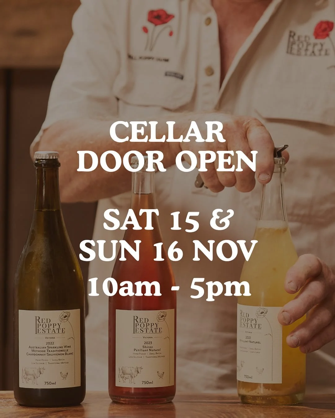 Join us Budburst weekend for lunch, wine tastings, cheese plates and more.

We will be open BOTH Saturday and Sunday (15 &amp; 16 Nov) from 10am - 5pm.

Our lunch special will be Organic Beef &amp; Whisky Pie.

Plus we&rsquo;ll be serving our usual p