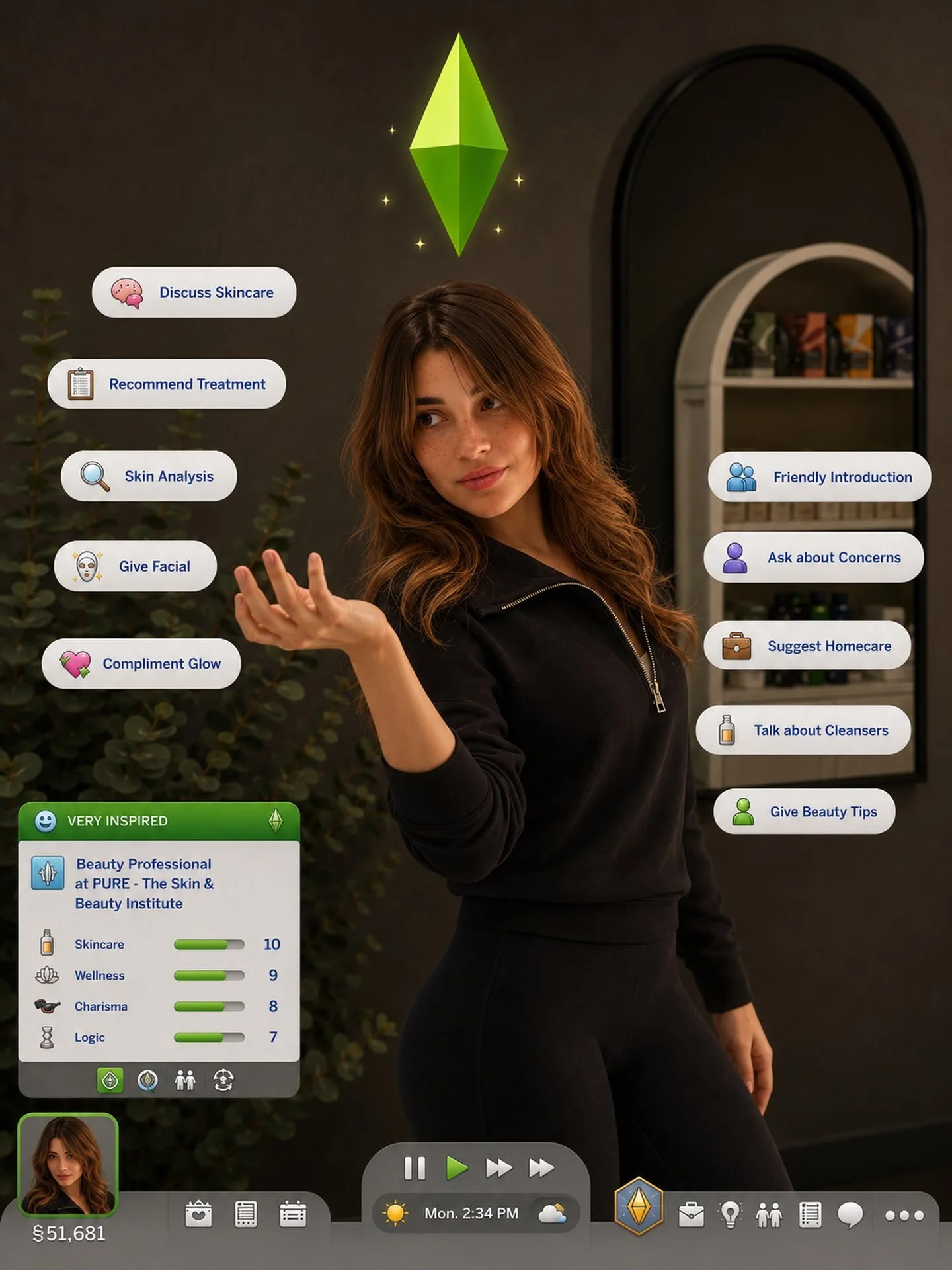 As a Sims girly, I got real excited seeing this trend 🙂&zwj;↕️
#beautician #newcastle #beauty #skincare #trend