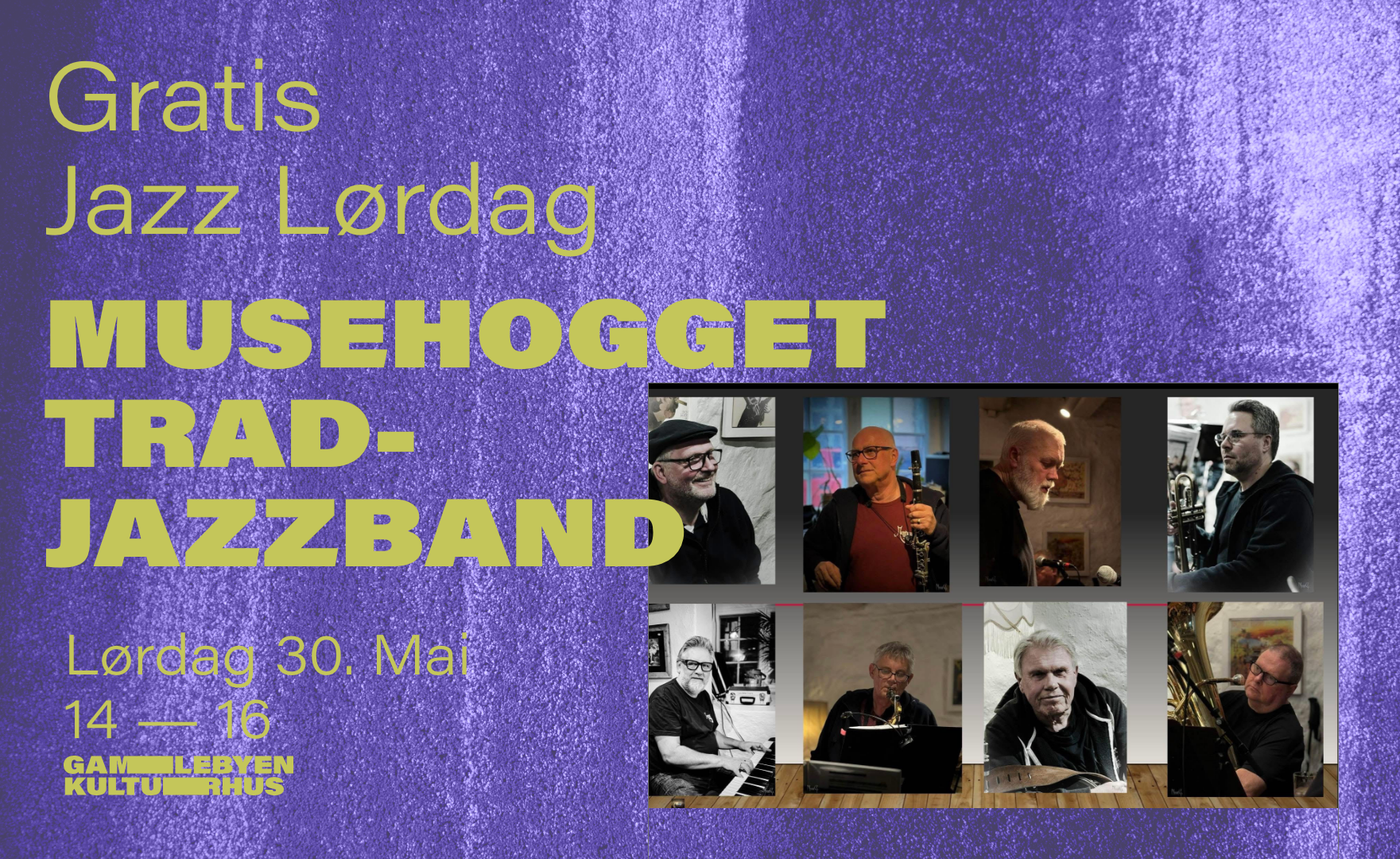 Gratis Jazz Lørdag ⎹ Musehogget Trad-jazzband