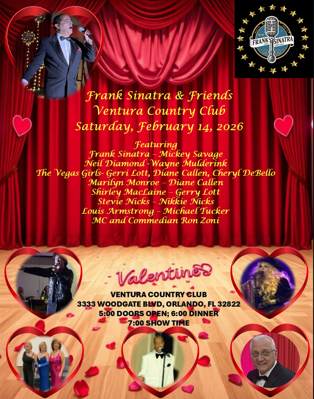 Ventura Country Club Valentine's Day Dinner