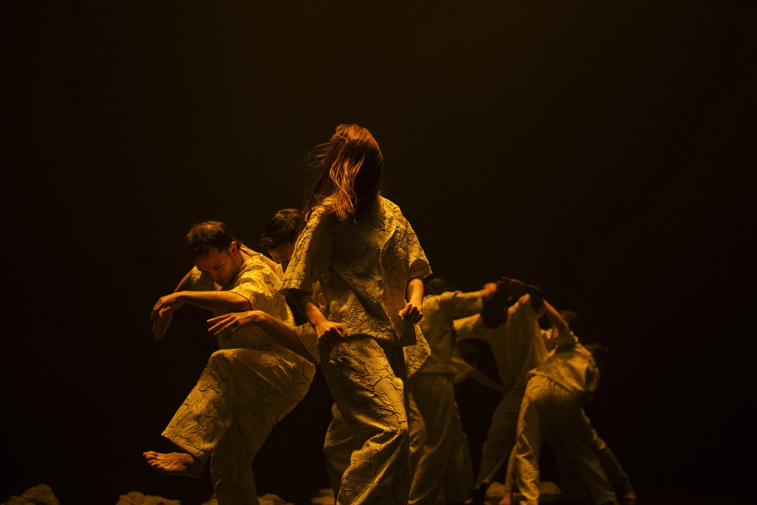 Dancers in action.