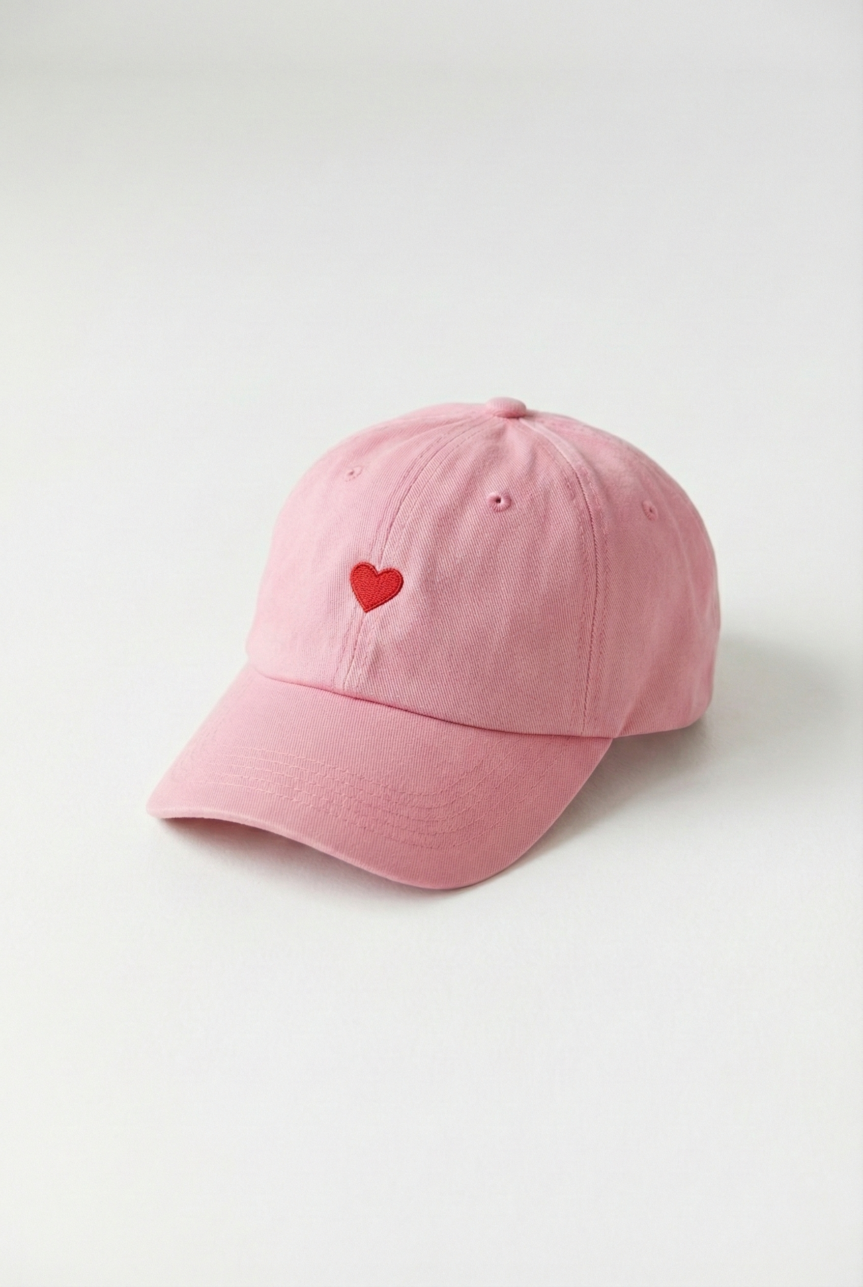 Rosa Herz Cap