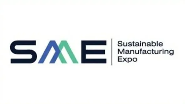 Logo for the Smart Manufacturing Expo, featuring the word 'SMAE' with stylized letters and the subtitle 'Sustainable Manufacturing Expo'.