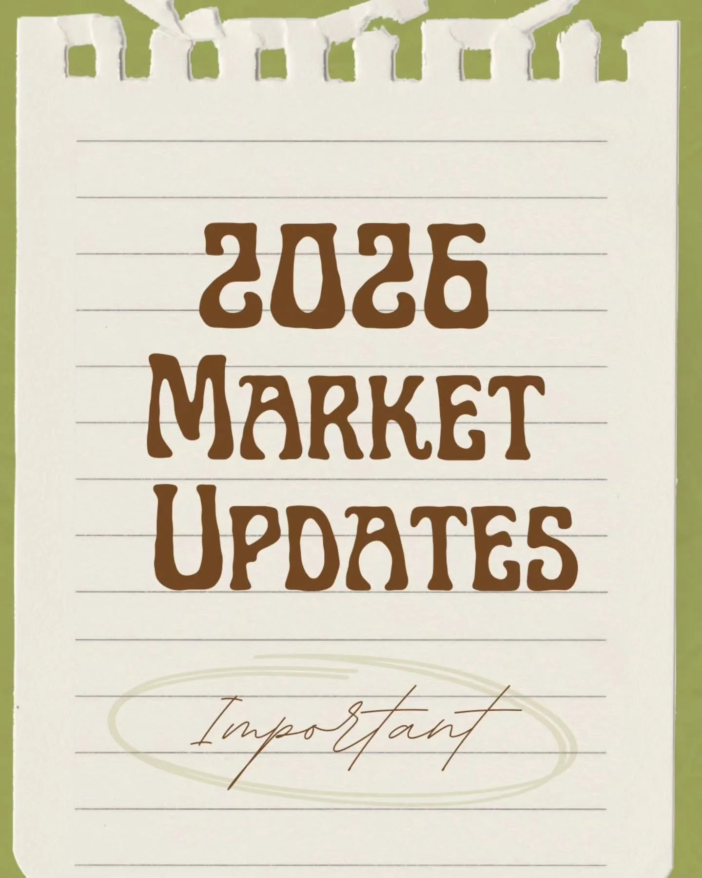 Less than 1 week away from my first market of the 2026 season, and I'm so pumped to bring you your cute and cuddly buddies ❤️

🌼 NEW PRODUCTS: I'm working hard to make products that are still top tier quality, but better reflect me, my business, and