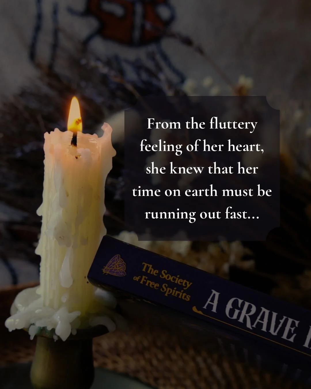 A quote from my debut gothic novel, A Grave Inheritance, in which Dolores Rain has been on her deathbed countless times - but she would hate for anyone to think she is overreacting! After all, her house is surely haunted and might drive her to an ear
