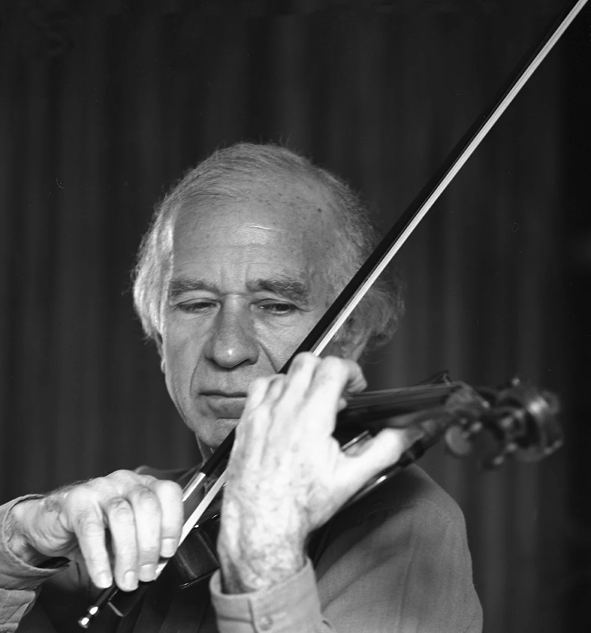 Yfrah Neaman, violinist. We worked together quite a lot whilst I was Principal Conductor of the BBC Welsh Orchestra (1965-1971). He lived round the corner from us in London, and his wife was our doctor for sometime.
