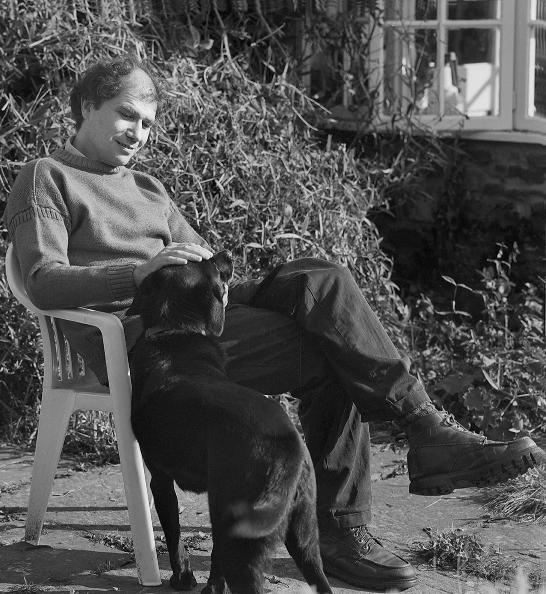 Michael Berkeley at his farm in Wales.