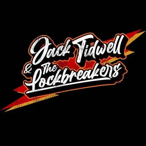 Design featuring the text 'Outlaw Americana Jack Tidwell' with 'Oklahoma USA' and decorative elements on a black background.