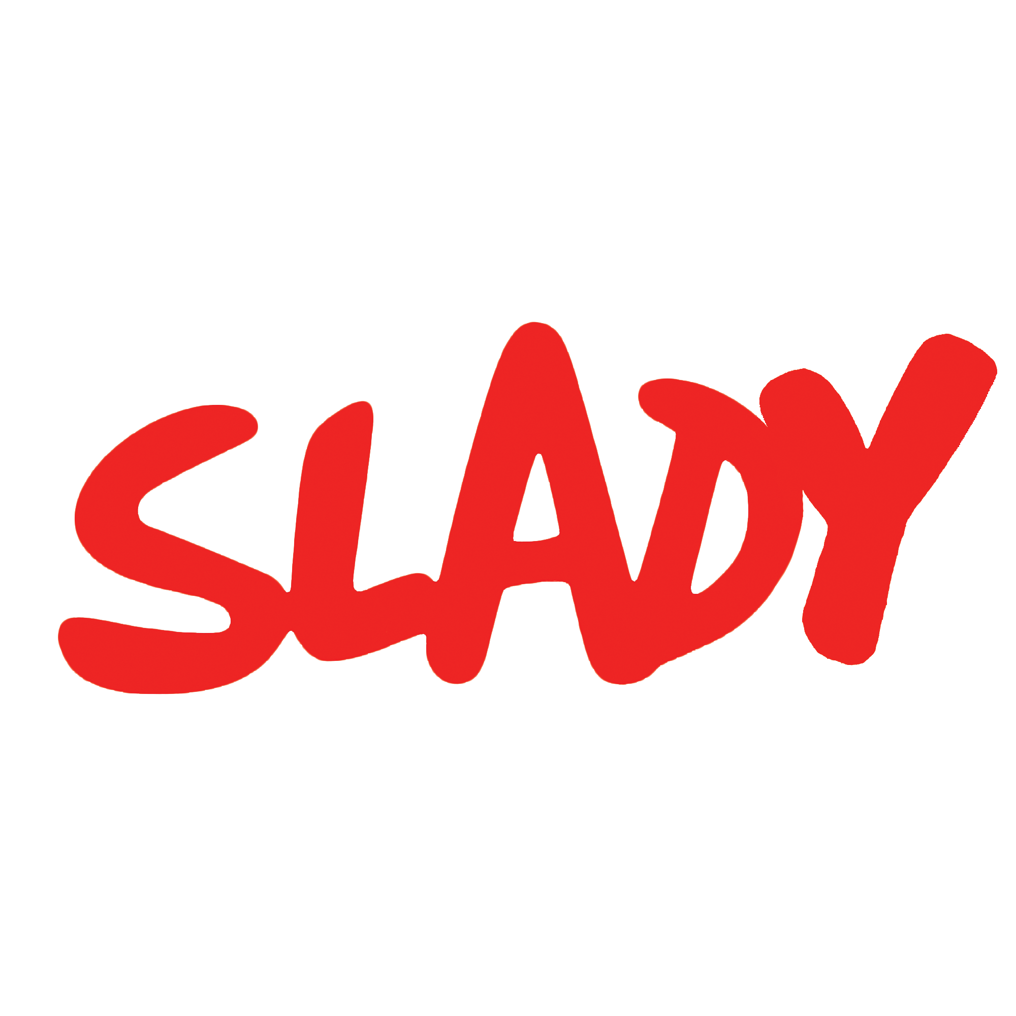 Slady Logo T-Shirt - RED on BLACK
