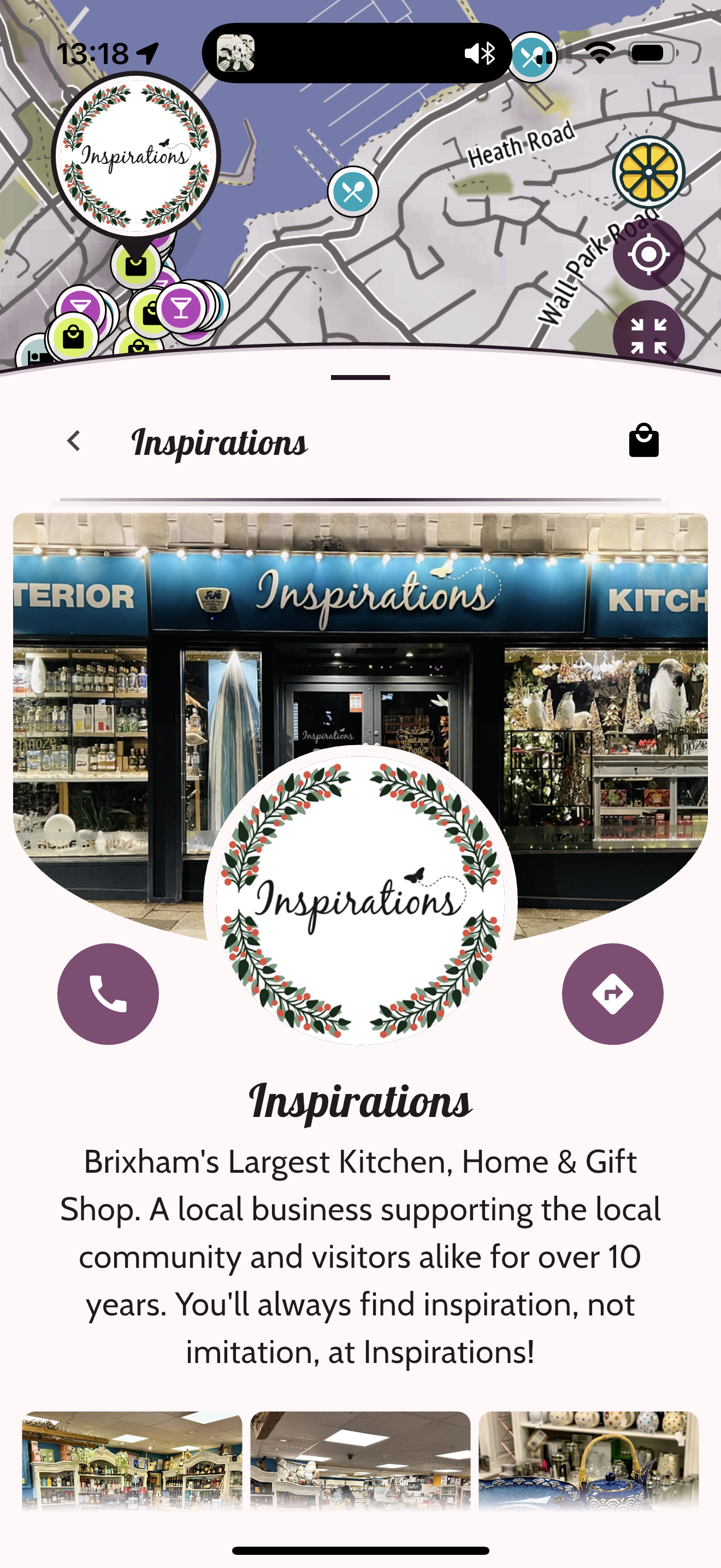 Inspirations
Brixham's Largest Kitchen, Home & Gift Shop. A local business supporting the local community and visitors alike for over 10 years. You'll always find inspiration, not imitation, at Inspirations!