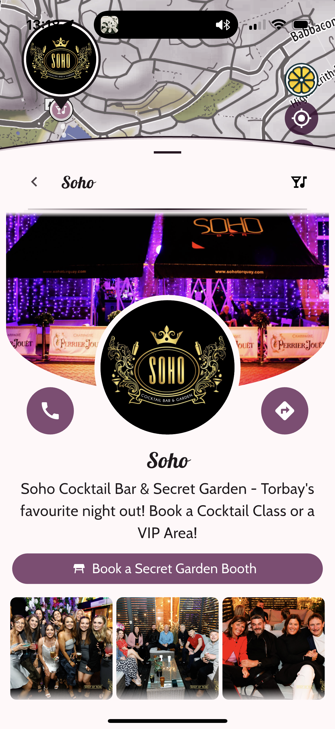 Soho
Soho Cocktail Bar & Secret Garden - Torbay's favourite night out! Book a Cocktail Class or a VIP Area!