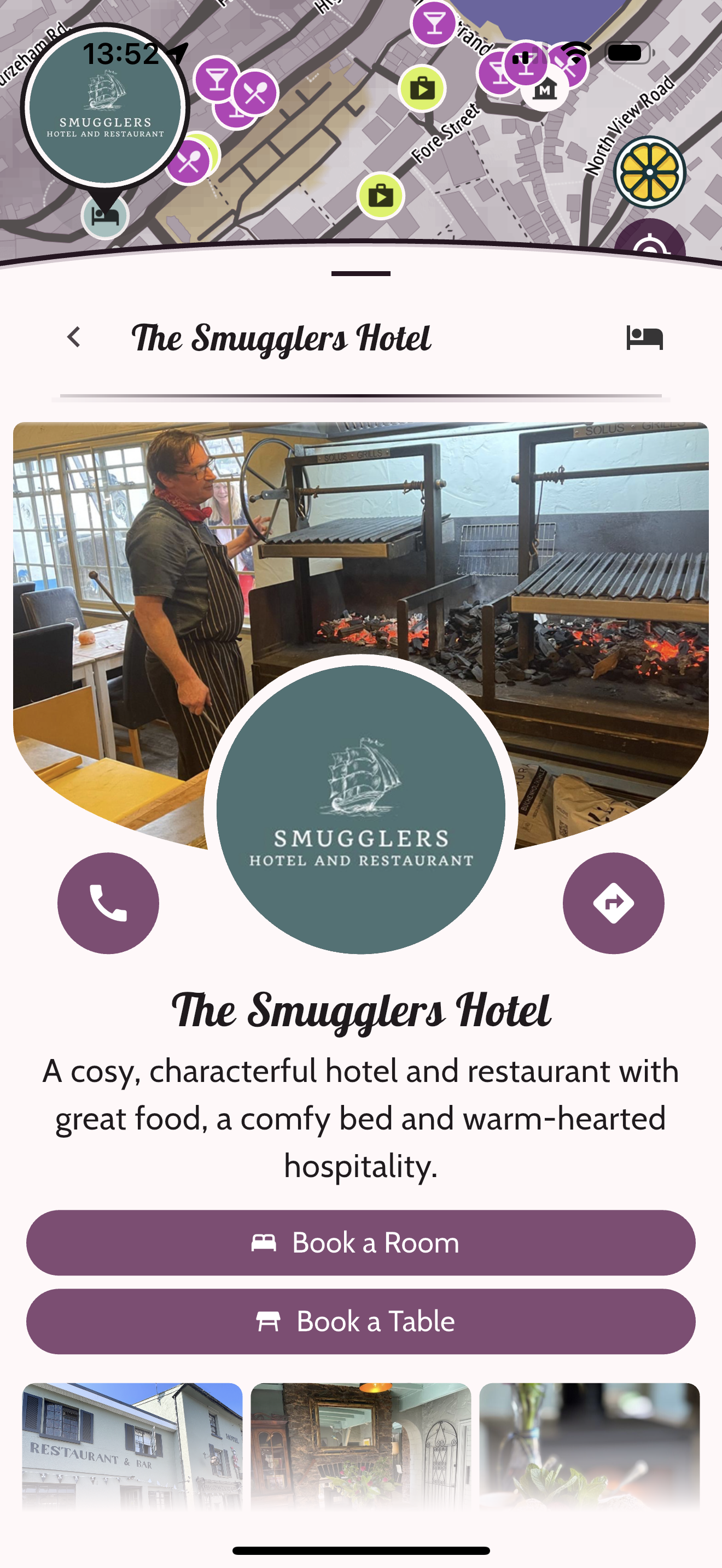 Smugglers Hotel
A cosy, characterful Brixham hotel and restaurant with great food, a comfy bed and warm-hearted hospitality.