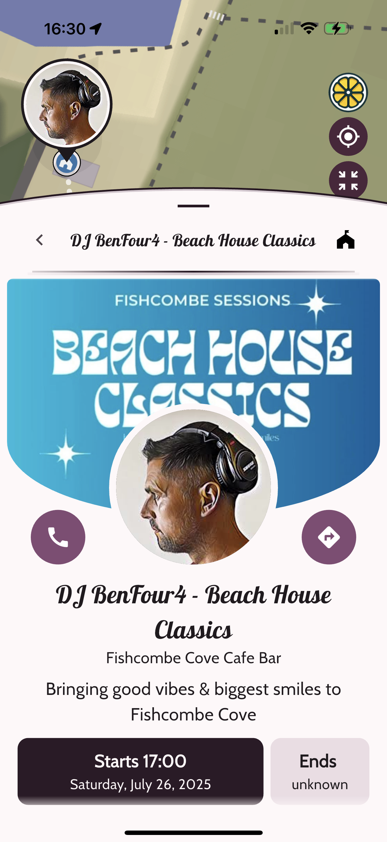 DJ BenFour4 - Beach House Classics
Bringing good vibes & biggest smiles to Fishcombe Cove
