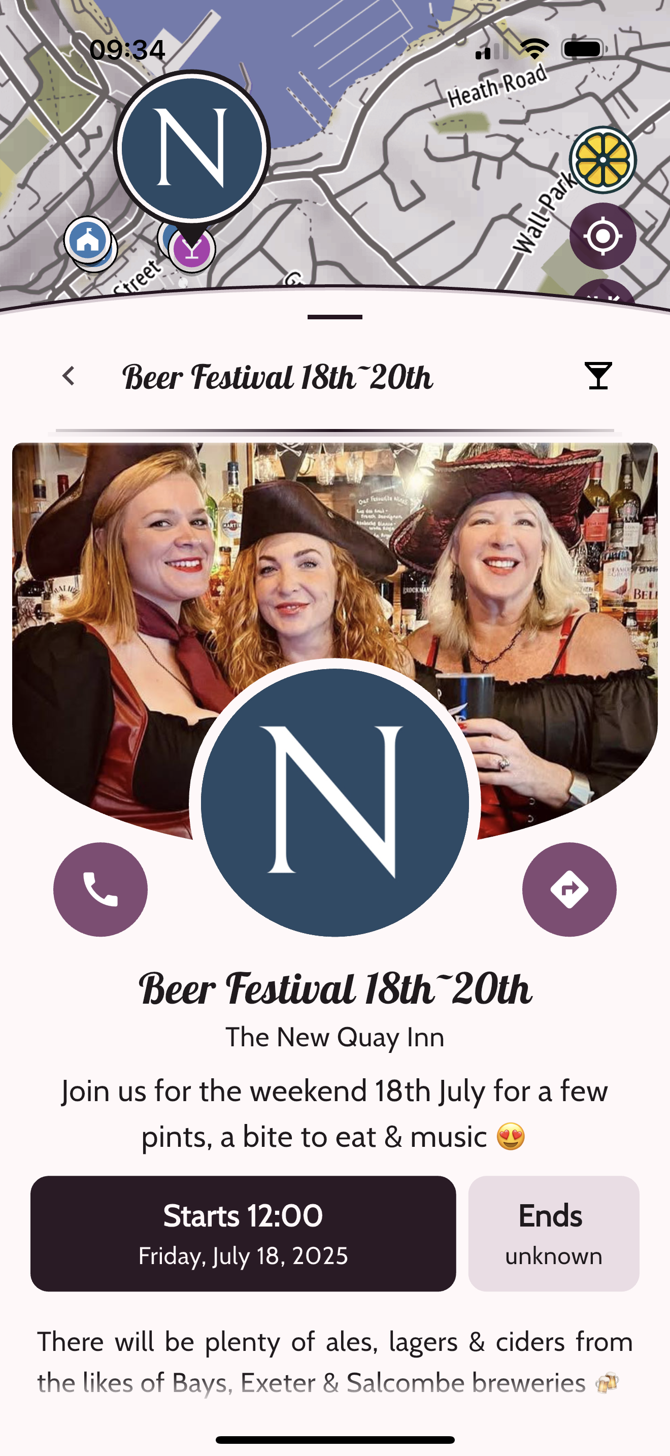 Beer Festival 18th~20th
Join us for the weekend 18th July for a few pints, a bite to eat & music 😍