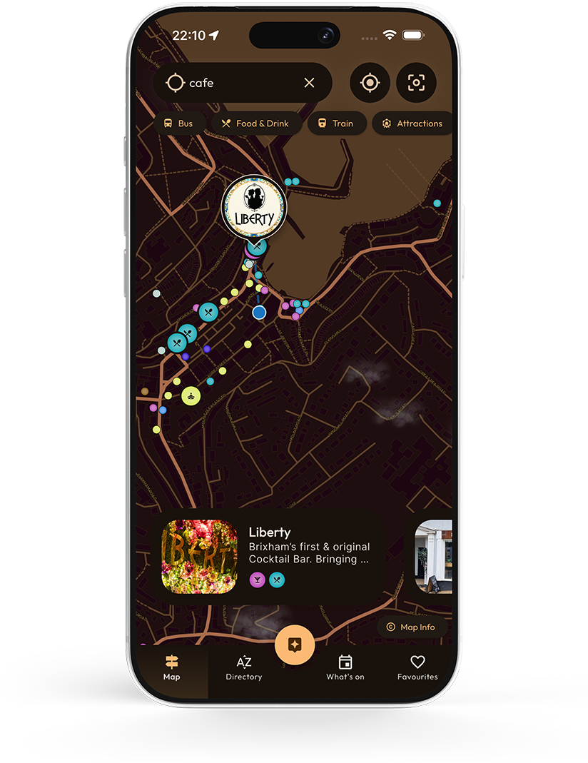 browsing the city for food