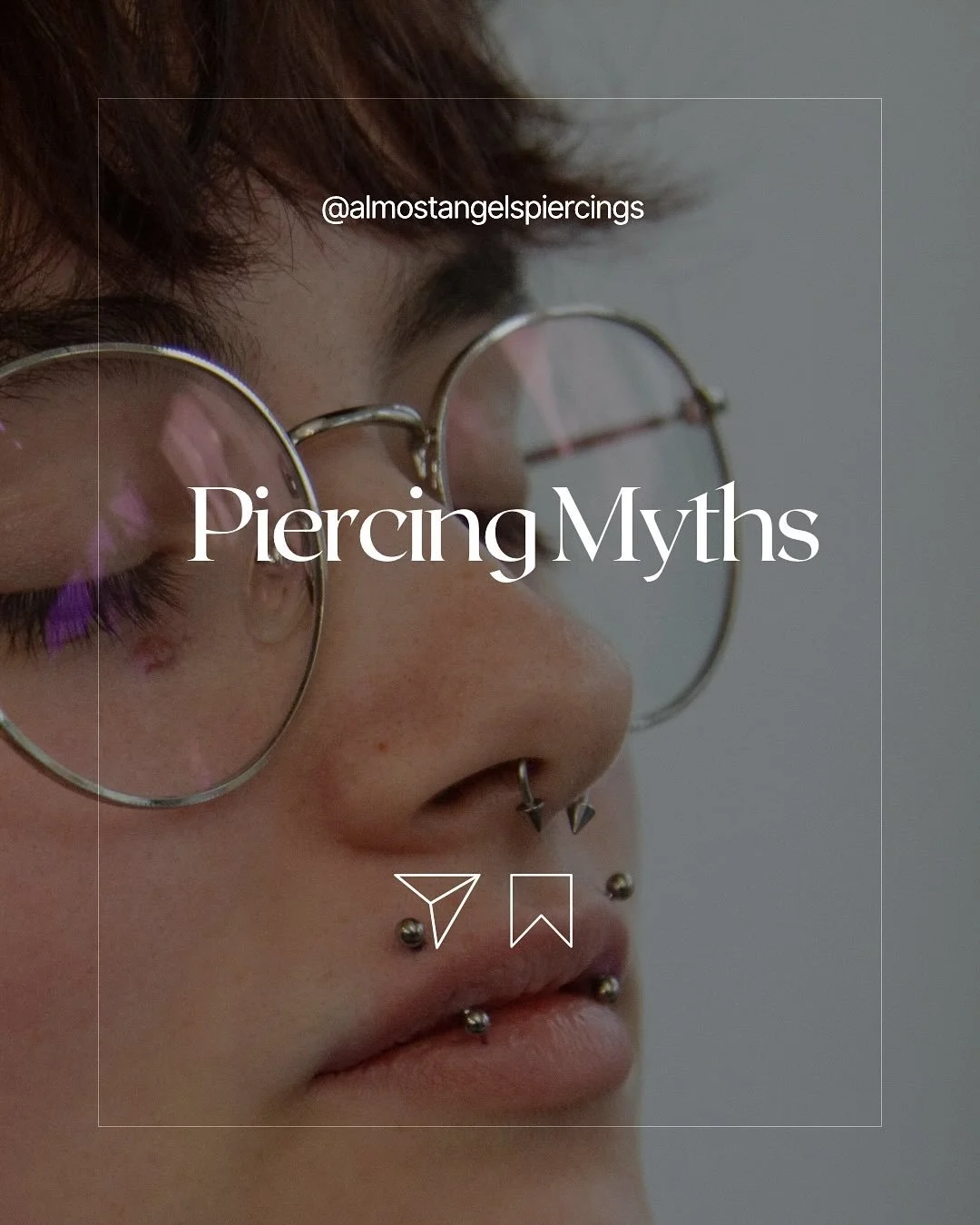 Here&rsquo;s some piercing myths you might believe but shouldn&rsquo;t ⛓️&zwj;💥

If you&rsquo;re ever unsure about something regarding your piercing, please do ask one of our piercers 🤍