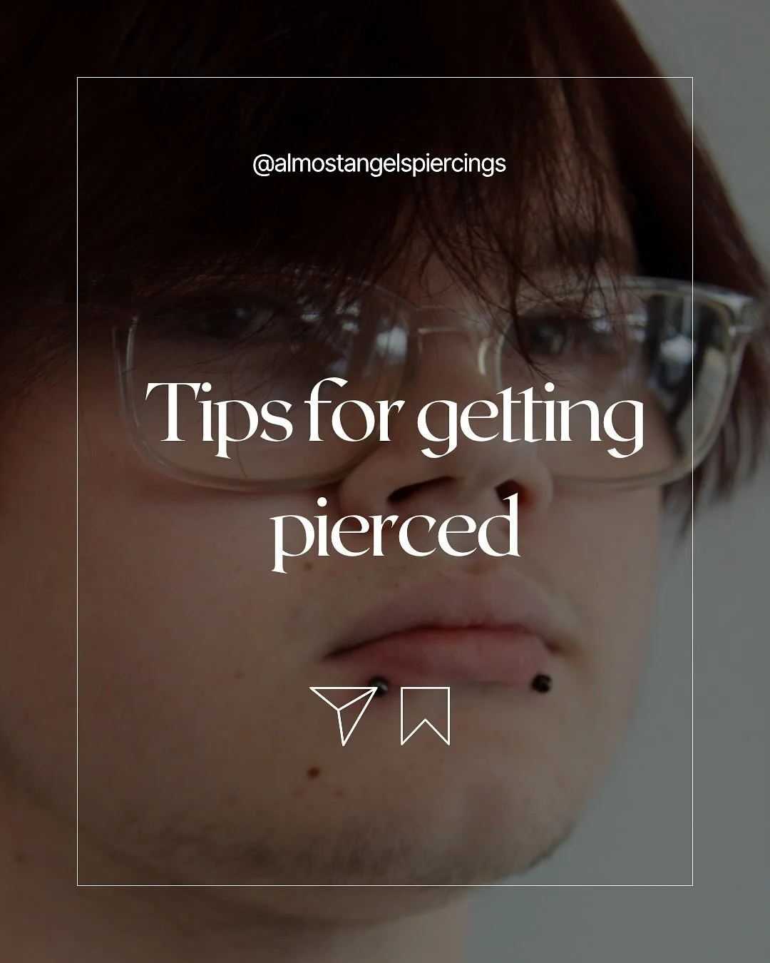 Tips before getting pierced ✅

⬥Eat a meal &amp; drink water before your appointment 
⬥Make sure you have your ID with you if you&rsquo;re 16
⬥If you&rsquo;re under 16, bring a parent or guardian with you 
⬥Wear comfortable, loose clothing if getting