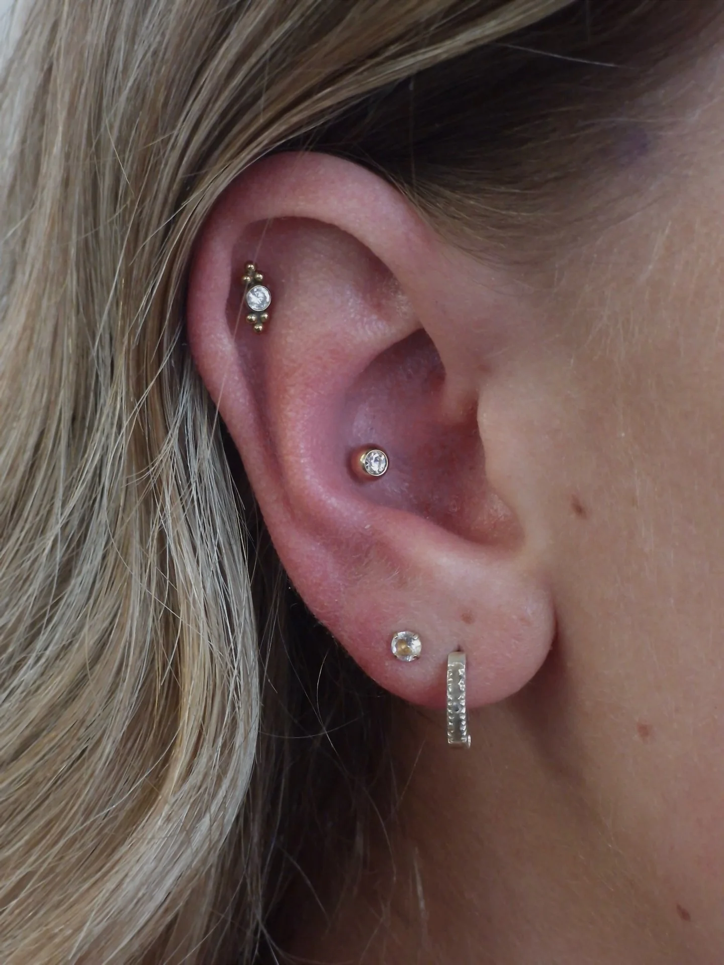New conch piercing for @tieganjade_tattoo pierced by Dave🖤

📌 @piercingswithdave 
⭐️Conch piercing
🪡Needle only!
📍Ely, Cambridgeshire: @aatattoofamily 
⏱️30 minute appointment
📆Availability: Tuesdays to Saturdays
⏰10am-5pm weekdays &amp; 10am-4p