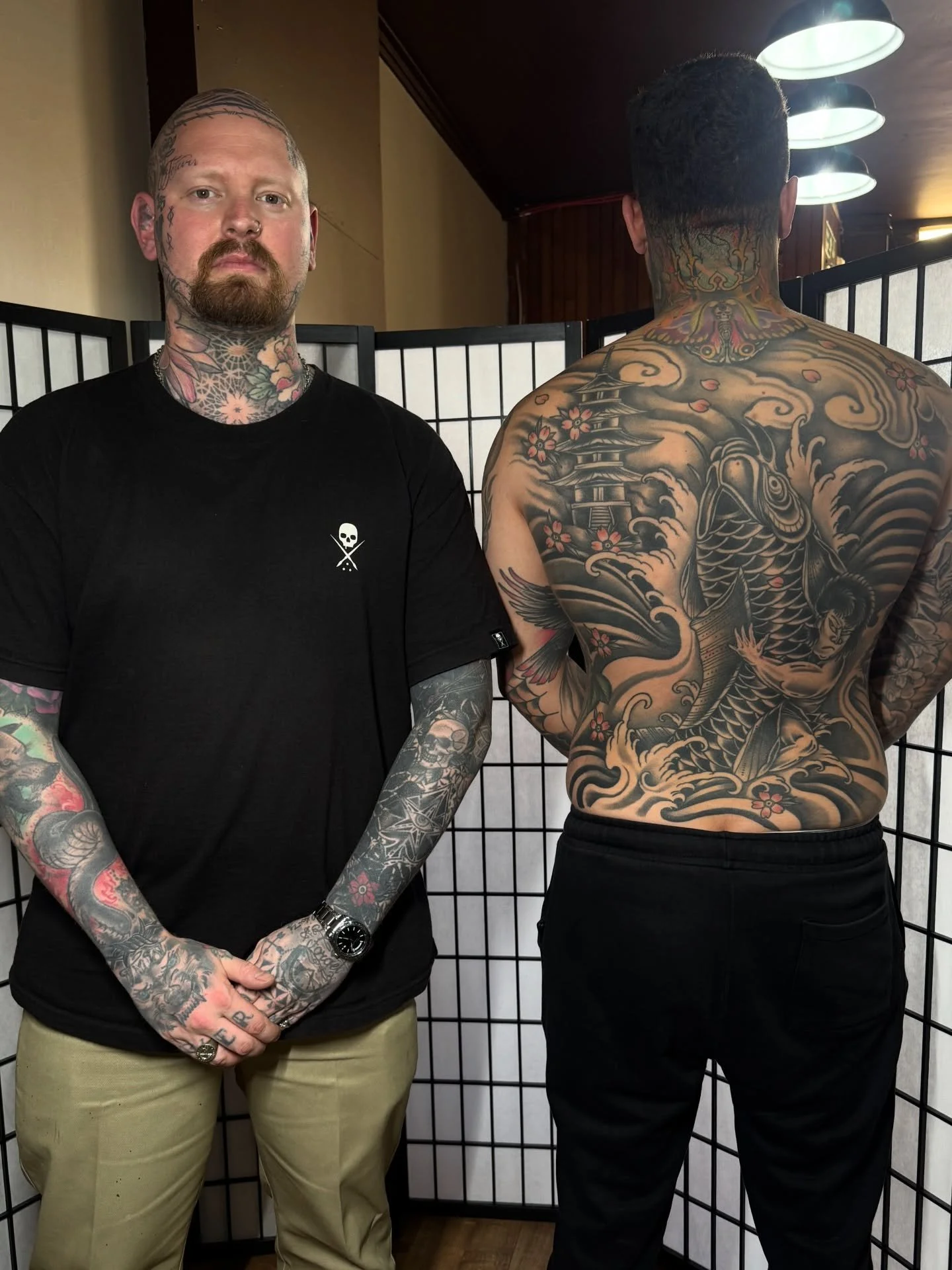 🌊 Kintaro &amp; Koi Japanese backpiece fully healed 🌊 Thanks a lot Bobby mate! Thanks for looking, Ben x #tattoo #japanese #japanesetattoo #backpiece #essextattoo