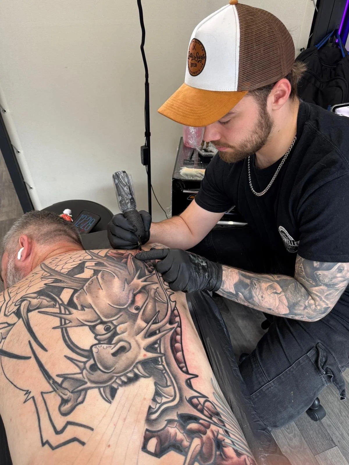 Announcement! I will be working @aatattoofamily Fore Hill in Ely. I&rsquo;m super excited to work alongside an all new group of incredible artists. I will be starting next week on the 4th August. Looking forward to be starting this new journey, every