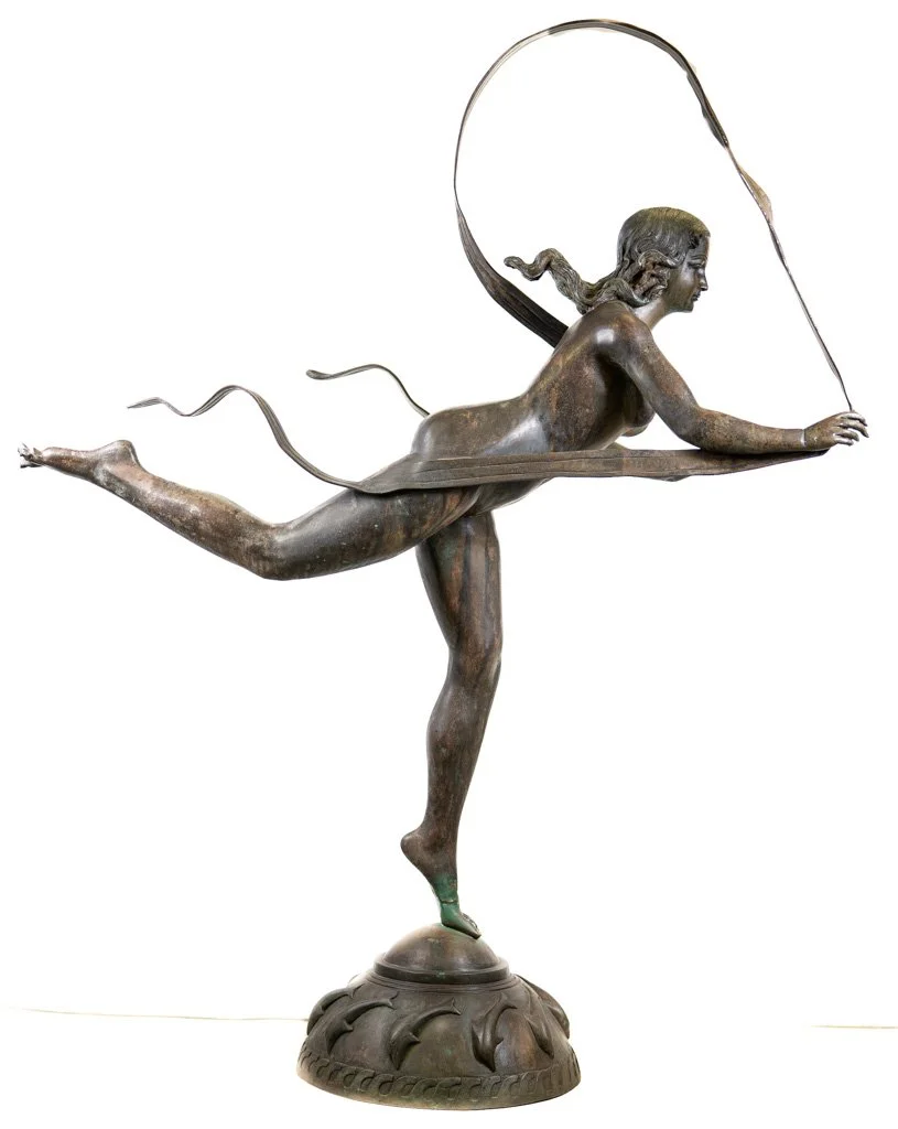 Dancing Bronze Statue