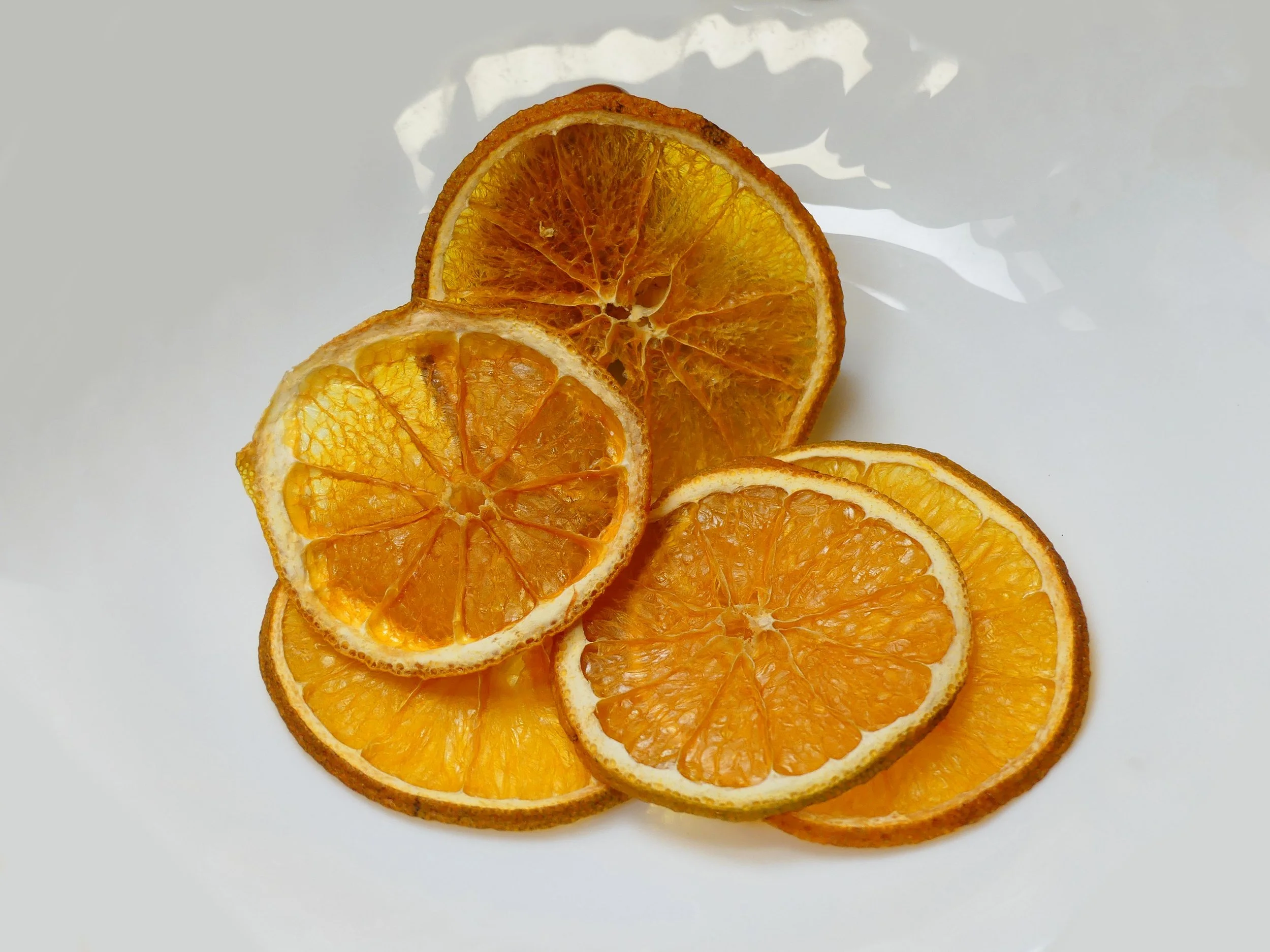 Orange Valencia Déshydratée - Tranches décoratives pour cocktails