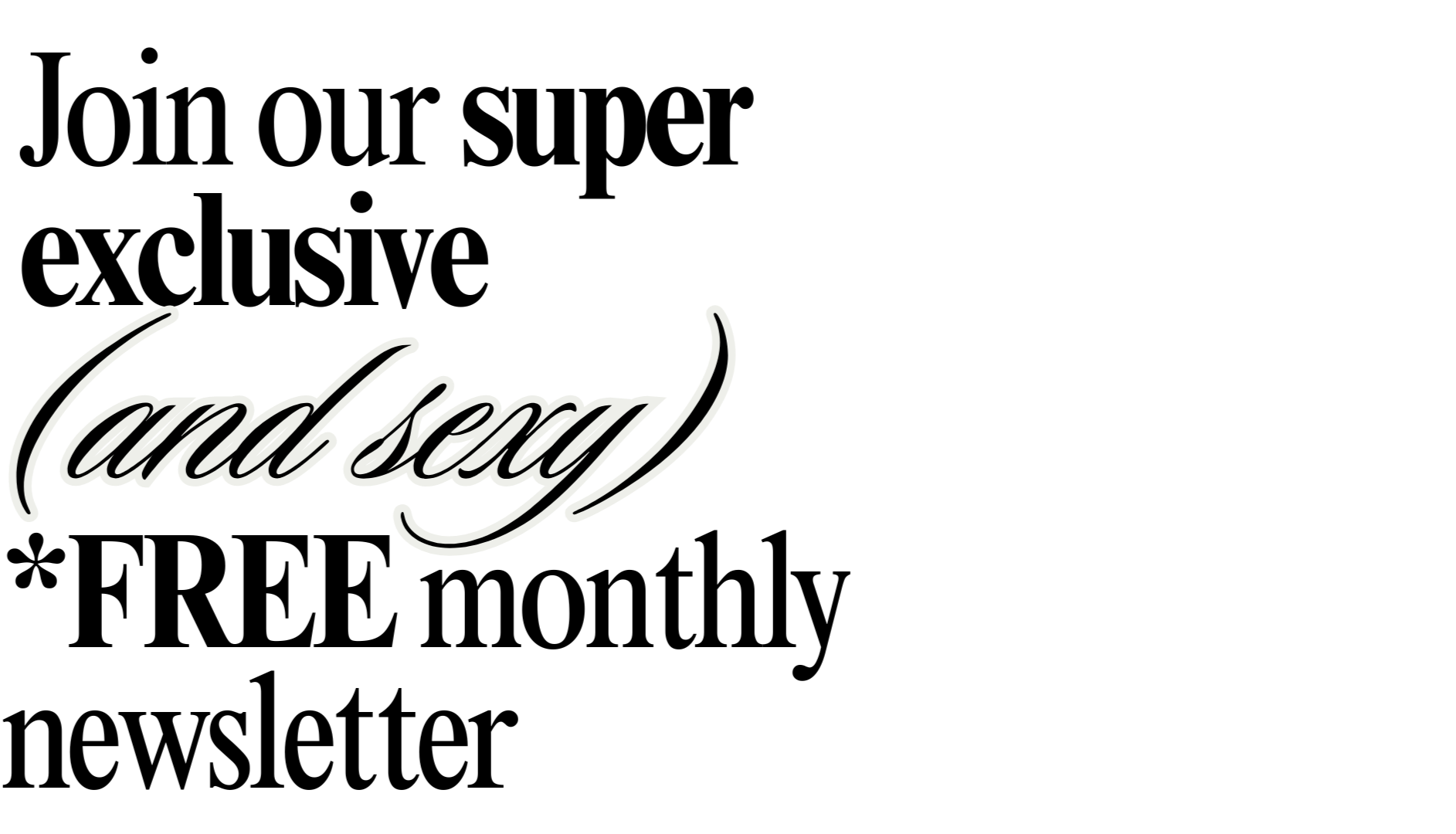 A black background with the words 'talking and sexy' in white cursive font, with 'talking' underlined.