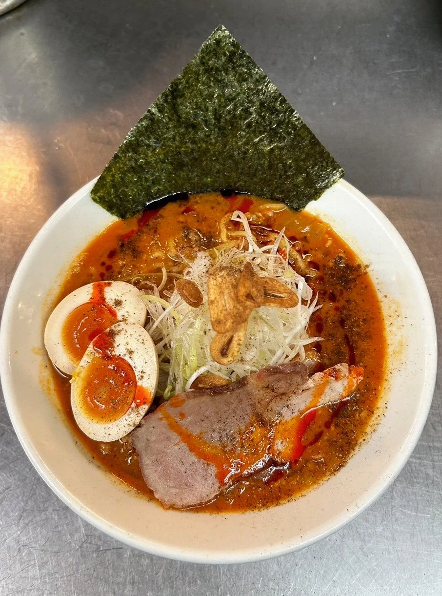 Spicy Miso Ramen 🌶️🔥

It may say &ldquo;spicy,&rdquo; but this ramen won&rsquo;t blow your head off. 
Fiery, fragrant, and fiercely flavourful 

&mdash; our Spicy Miso Ramen kicks things up with house-made spicy miso tare, blended with chili oil, g