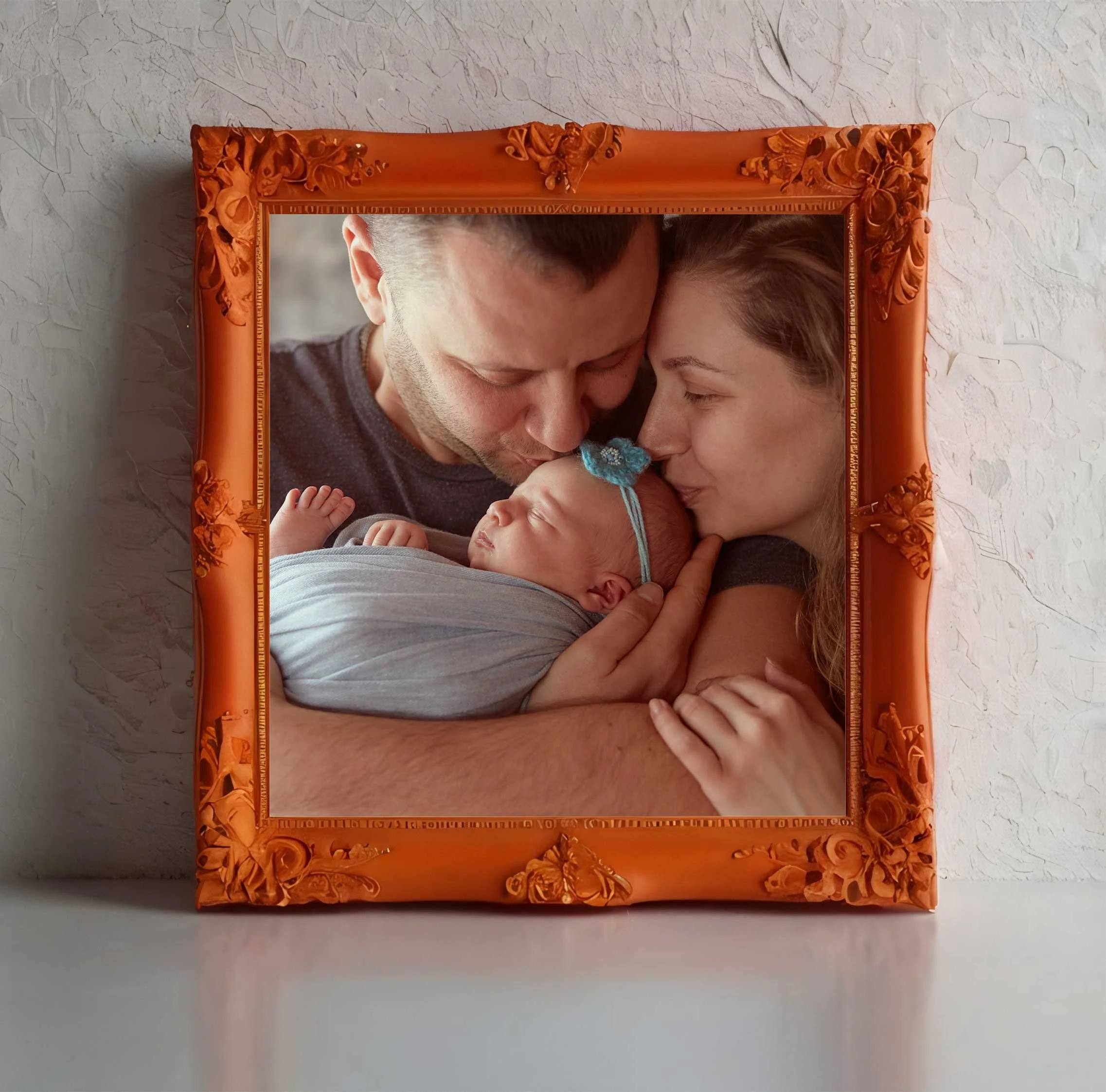 Picture printed and framed