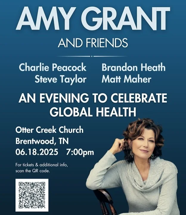 Nashville Area Friends: come join Amy &amp; friends Charlie Peacock, Steve Taylor, Brandon Heath and Matt Maher for a great night of music &amp; stories to bring awareness on Global Health.  Tickets are free. Link in bio. - Team Amy