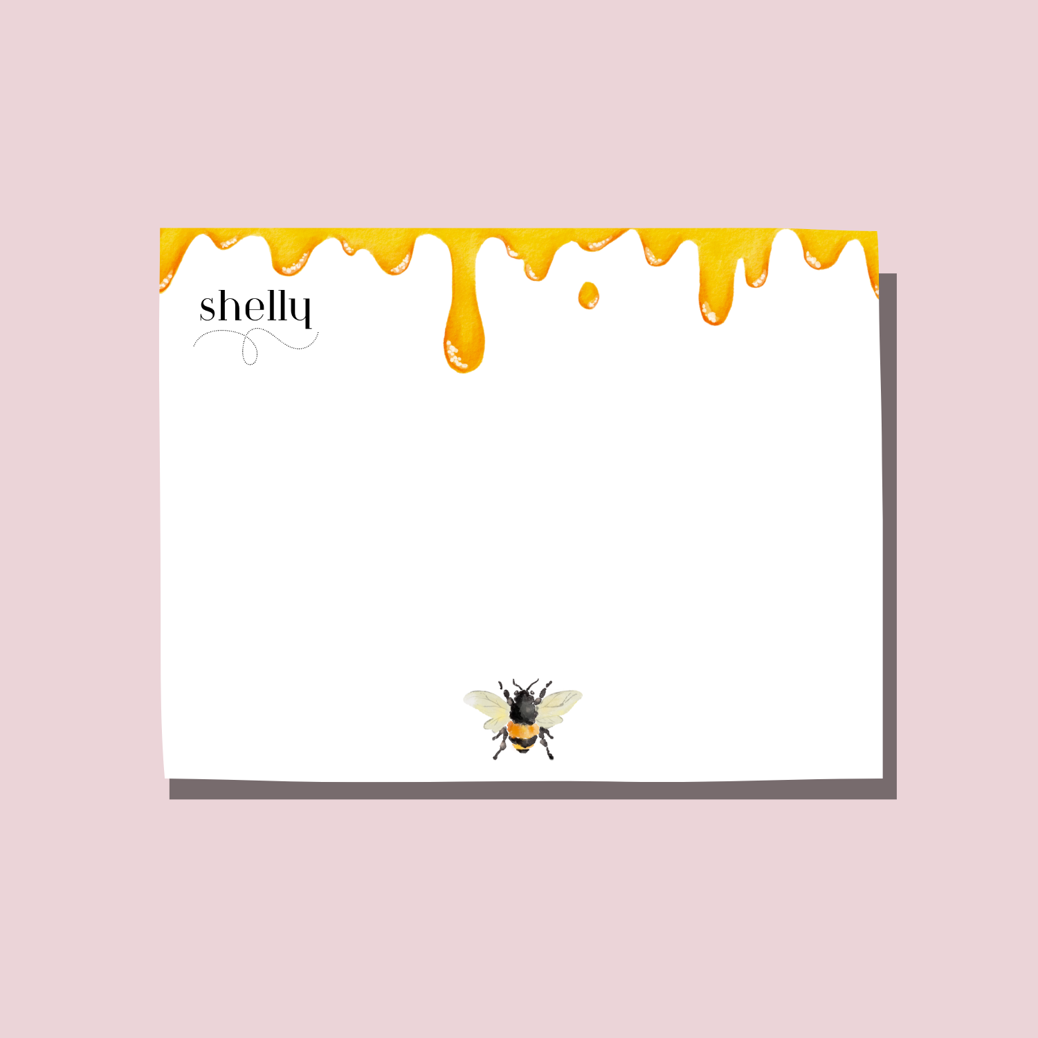 Honey Bee Notecard