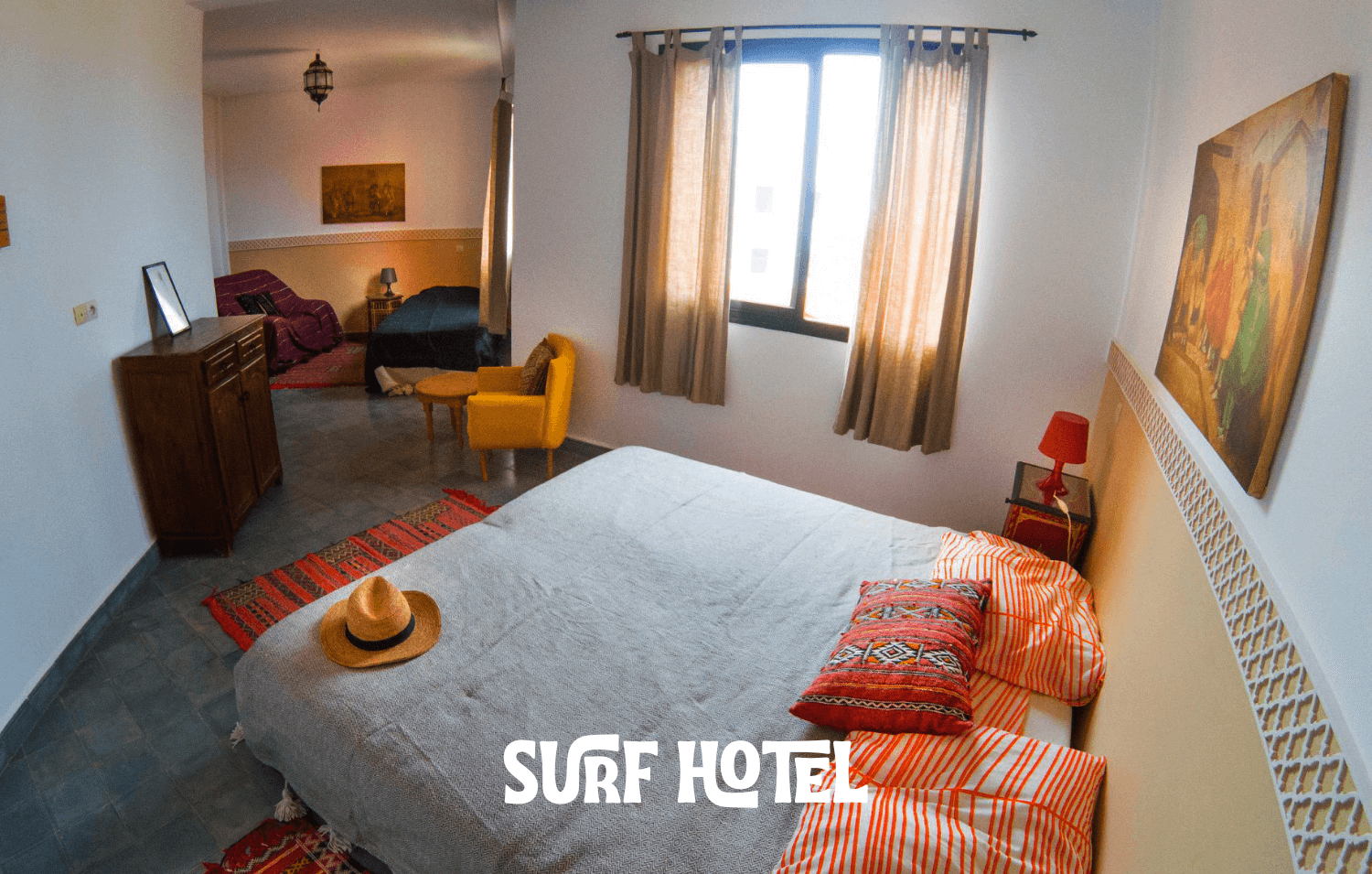 morocco surf hotel bed room