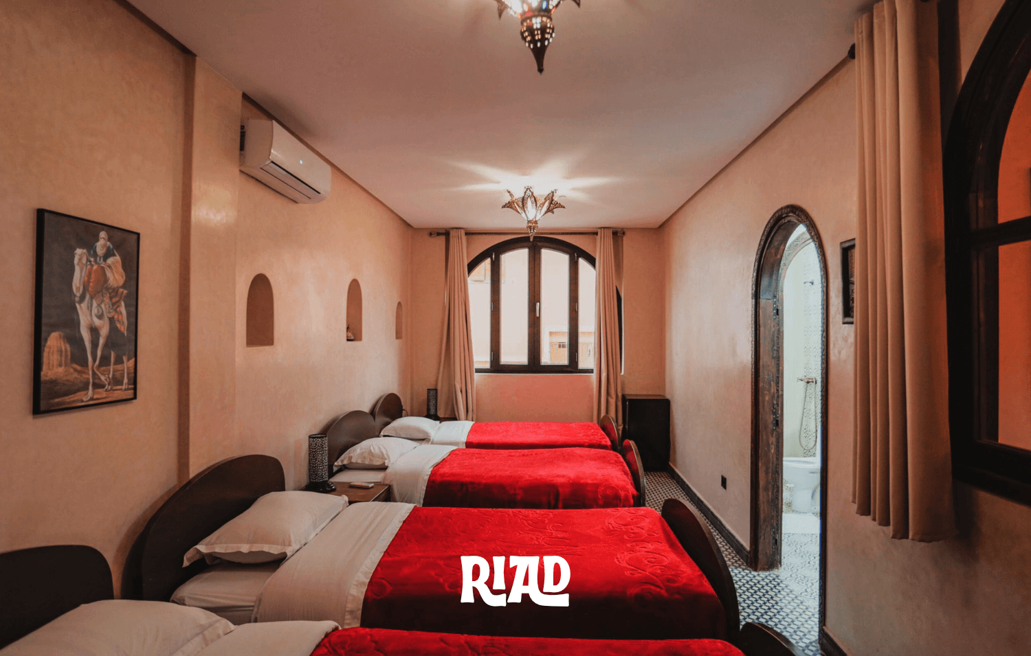 morocco riad bed room