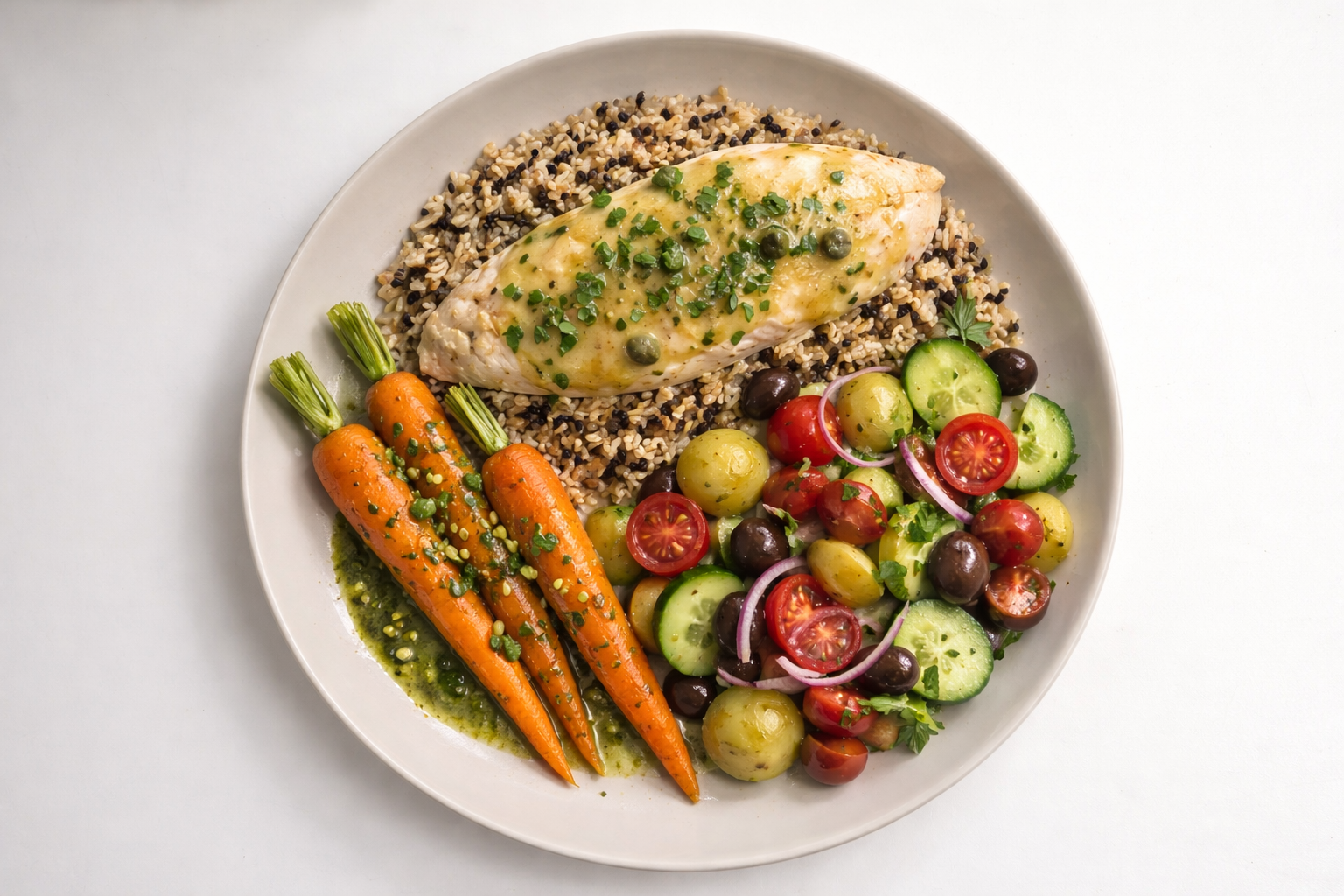 🇬🇷 Tilapia au citron et câpres