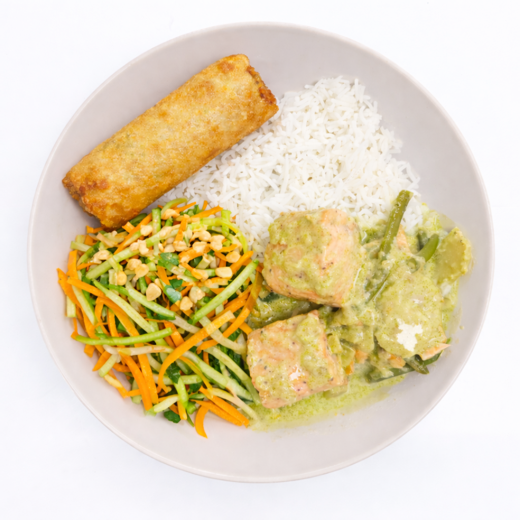 🇹🇭 Saumon au curry vert