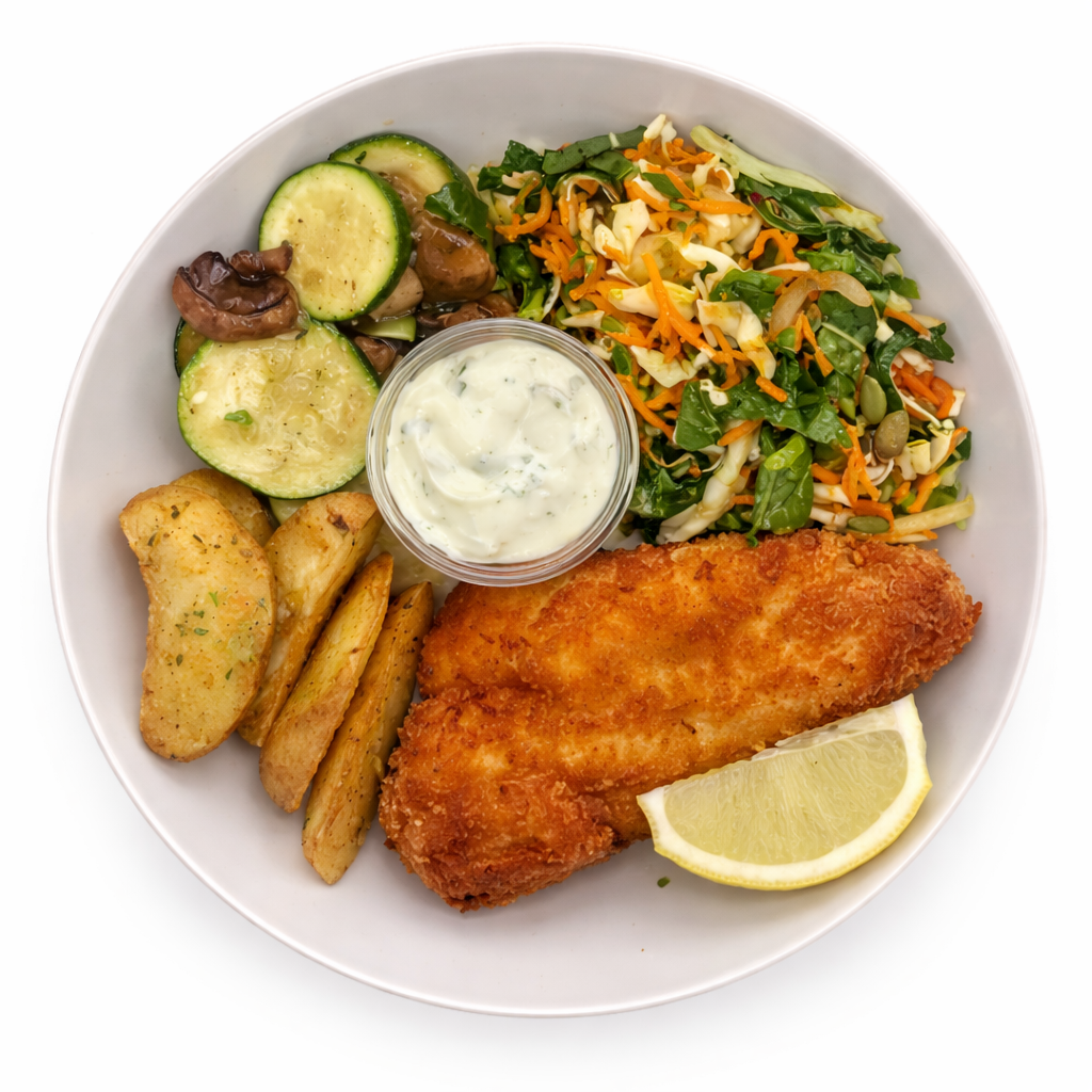 🇬🇧 Morue Panée