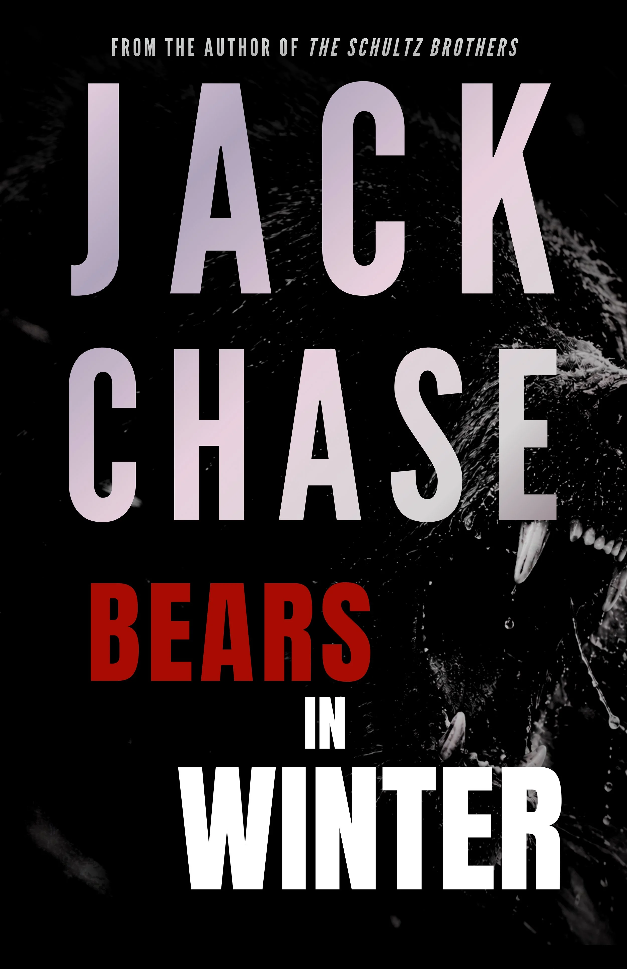 Cover for "Bears in Winter," the sequel to "The Schultz Brothers: An American Crime Saga," written by its prolific creator Jack Chase.