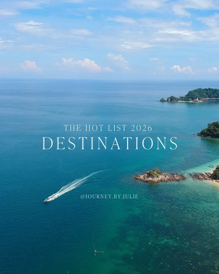 The 2026 Hot List is officially here 💌 These are destinations you do not want to miss.

Swipe to see the places worth adding to your bucket list (if they&rsquo;re not there already). From flights to stays and everything in between, I will guide you 