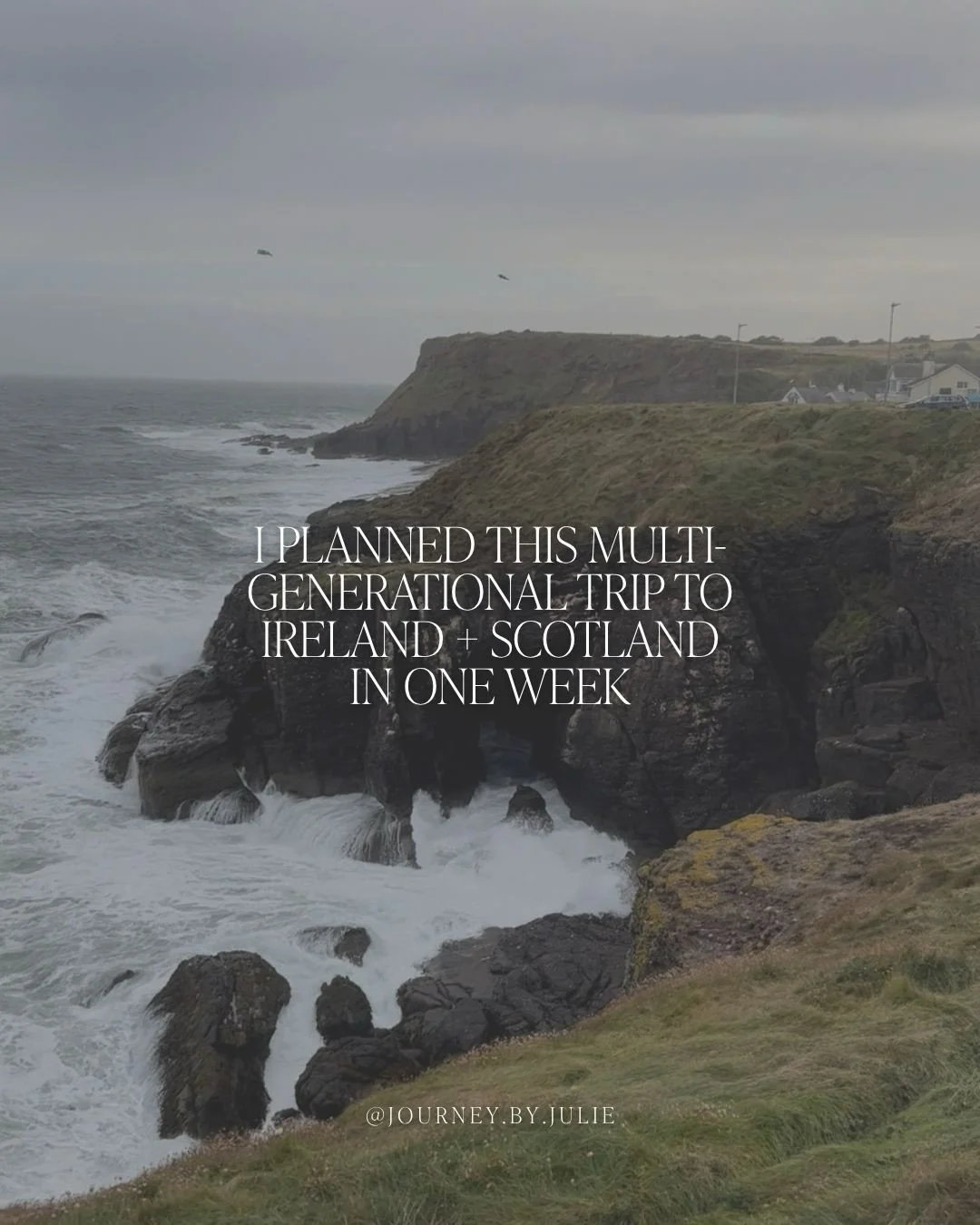 A new client reached out to me needing help planning a multi-generational spring break trip&hellip;in one week! 

We landed on Ireland and Scotland, and within just a few days, I pulled together the full itinerary: flights, hotels, transportation, an