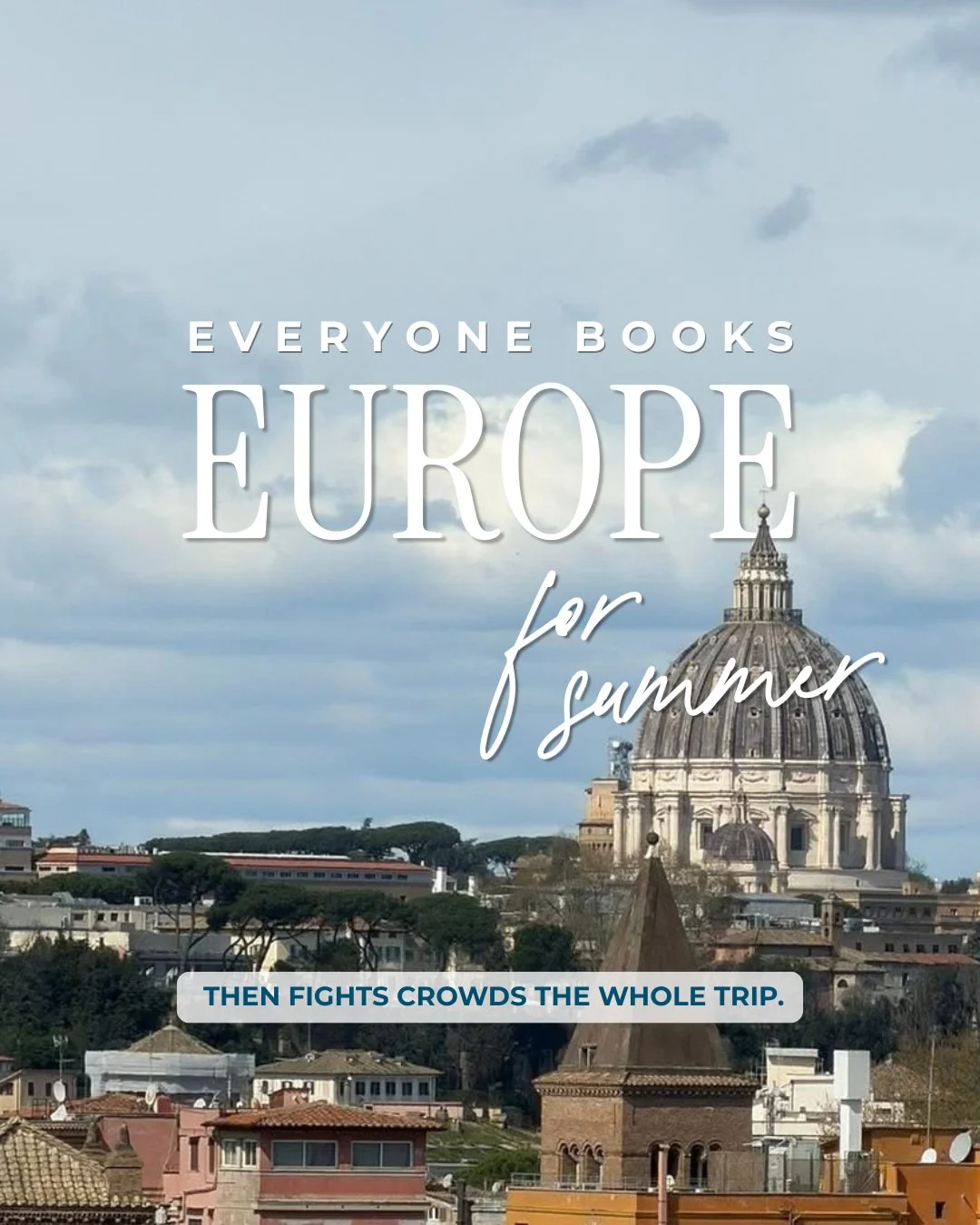 Everyone books Europe for June and July, then spends half the trip fighting crowds at the exact spots they flew across the ocean to see.

October is the move. Shoulder season means fewer lines, better rates, and locals who actually have time to talk 