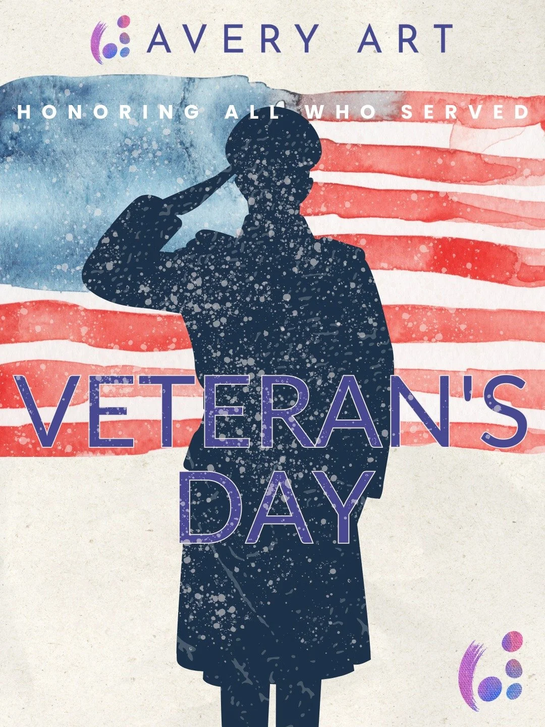 Today we honor the courage, service, and sacrifice of our veterans.
Your dedication has shaped our communities and safeguarded the freedoms that allow us to gather, create, and share art with one another.

Art has always been a place for reflection.
