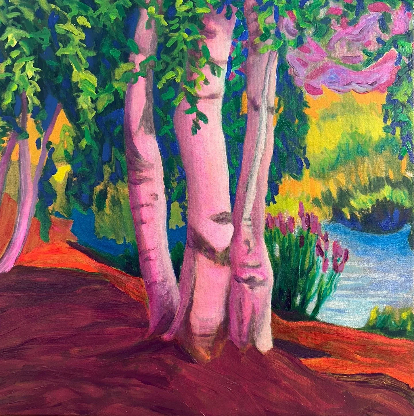 Fresh leaves,
Green leaves.

16&rdquo; sq painting installed for the &lsquo;Can you Haiku?&rsquo; show at the Seacoast Artist Association.

Availble for purchase:
16 x 16 oil painting
$1,250
📍Seacoast Artist Association | 130 Water St. | Exeter, NH