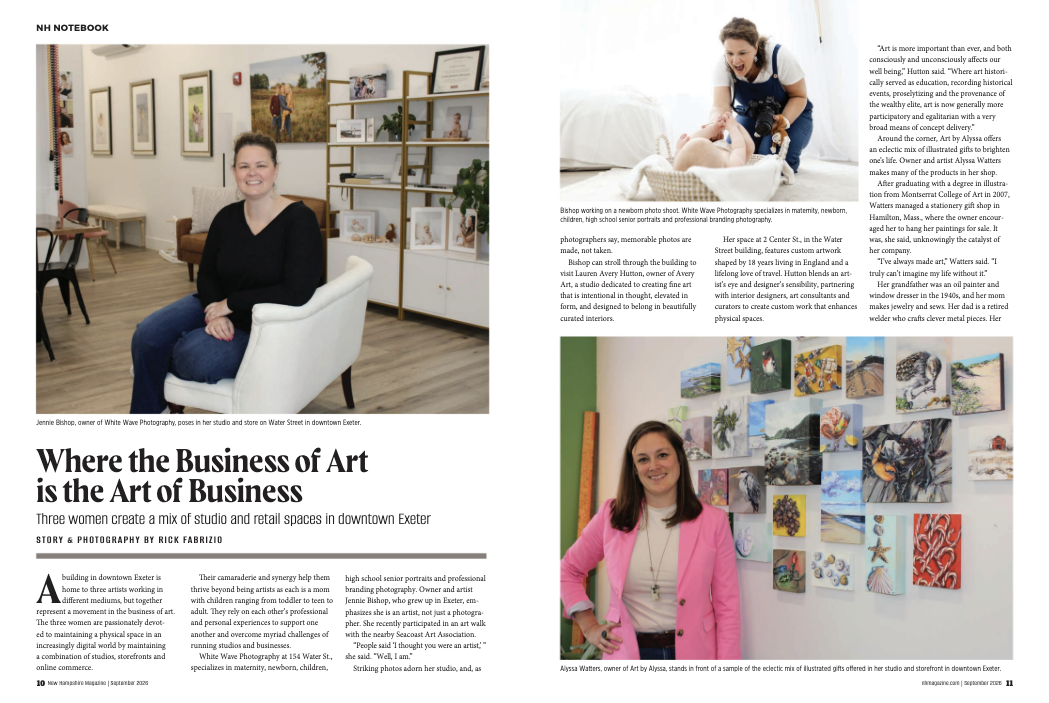 Avery Art Featured in New Hampshire Magazine