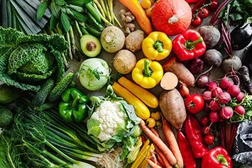 Variety of vegtables