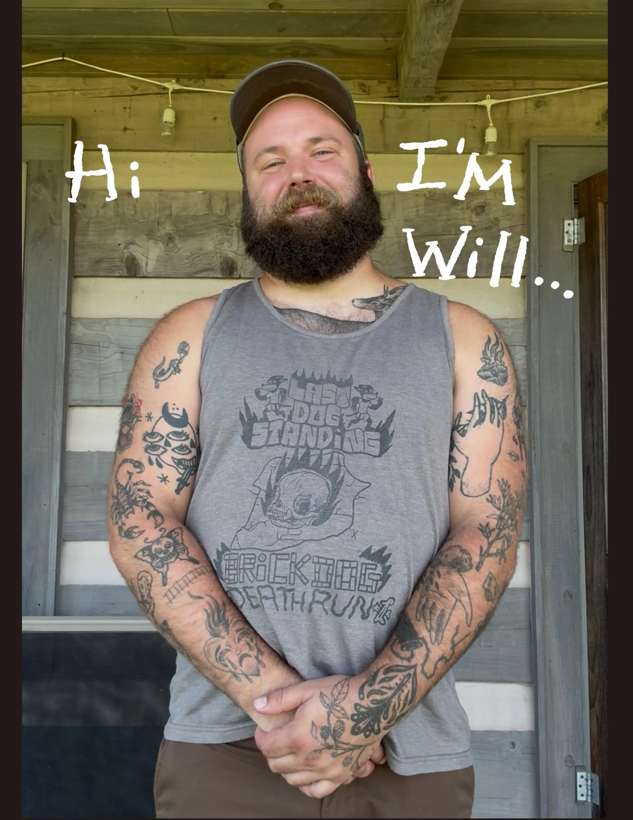 &hellip;the human behind this account. I&rsquo;ve never done an intro post before so no time like the present! I&rsquo;m a tattoo artist and painter living in Western North Carolina  near Boone NC. People always ask me what I would call my style of a